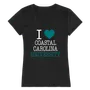 W Republic Women's I Love Shirt Coastal Carolina Chanticleers 550-116