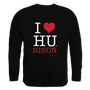 W Republic I Love Crewneck Sweatshirt Howard Bison 552-171