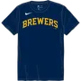 Nike MLB Adult/Youth Short Sleeve Dri-Fit Crew Neck Tee N223 / NY23 MILWAUKEE BREWERS