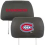 Fan Mats Montreal Canadiens Embroidered Head Rest Cover Set - 2 Pieces