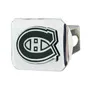 Fan Mats Montreal Canadiens Chrome Metal Hitch Cover With Chrome Metal 3D Emblem