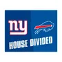 Fan Mats Nfl Giants / Bills House Divided Rug