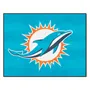 Fan Mats Miami Dolphins All-Star Rug - 34 In. X 42.5 In.