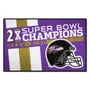 Fan Mats Baltimore Ravens Dynasty Starter Accent Rug - 19In. X 30In.