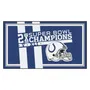 Fan Mats Indianapolis Colts Dynasty 3Ft. X 5Ft. Plush Area Rug