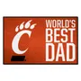 Fan Mats Cincinnati Bearcats Starter Accent Rug - 19In. X 30In. World's Best Dad Starter Mat