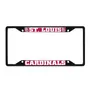Fan Mats St. Louis Cardinals Metal License Plate Frame Black Finish