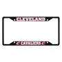 Fan Mats Cleveland Cavaliers Metal License Plate Frame Black Finish
