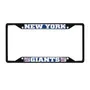 Fan Mats New York Giants Metal License Plate Frame Black Finish