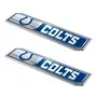 Fan Mats Indianapolis Colts 2 Piece Heavy Duty Aluminum Embossed Truck Emblem Set