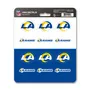 Fan Mats Los Angeles Rams 12 Count Mini Decal Sticker Pack