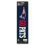 Fan Mats New England Patriots 2 Piece Team Slogan Decal Sticker Set