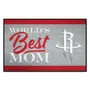 Fan Mats Houston Rockets World's Best Mom Starter Mat Accent Rug - 19In. X 30In.