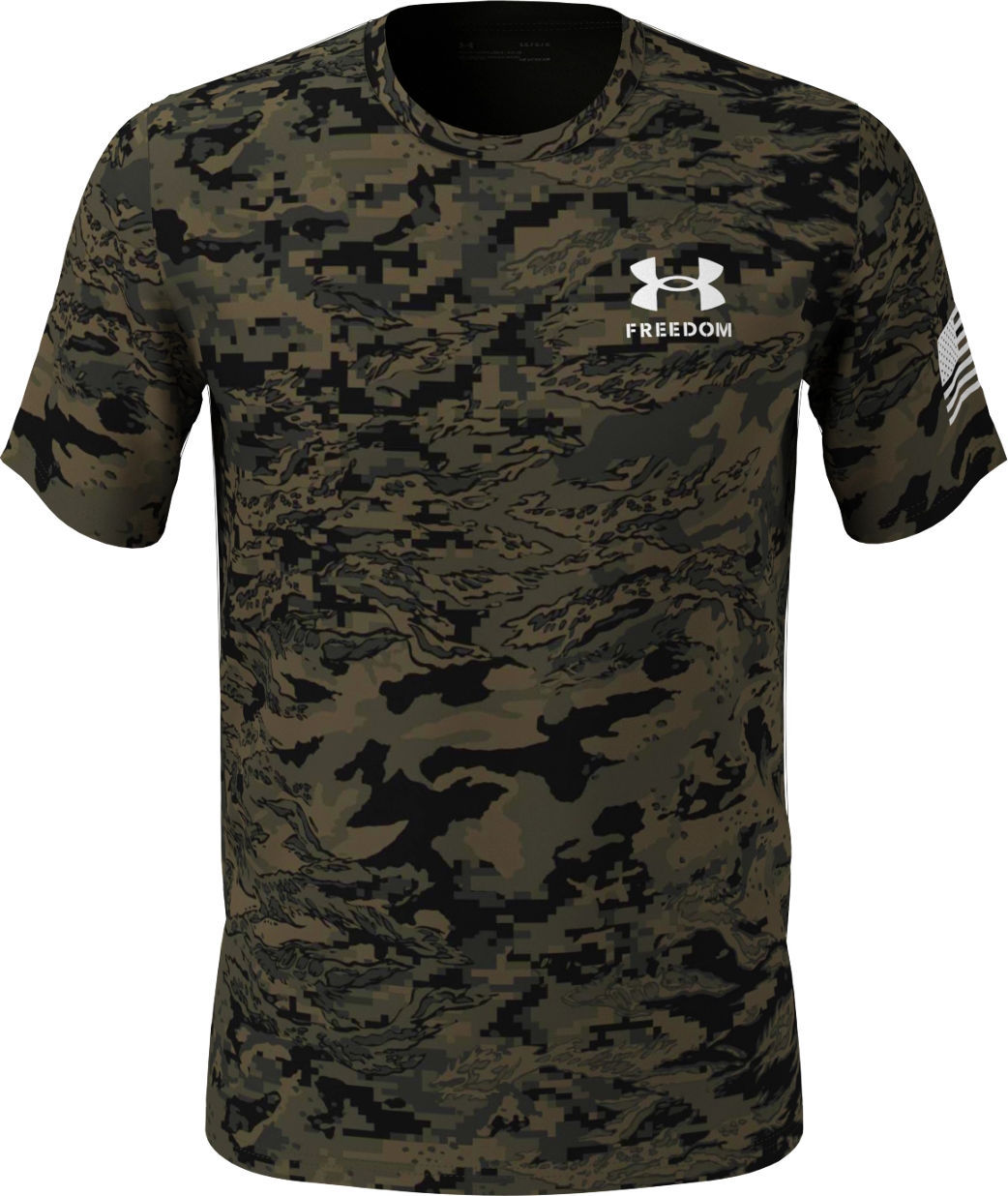 E167443 Under Armour Men's New Freedom Camo T-Shirt 1370822